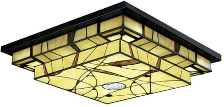 Tiffany Plafonnière Mission Style LED - Art Deco Trade