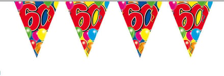 Folat - Vlaggenlijn 60 jaar Ballonnen (10 meter)