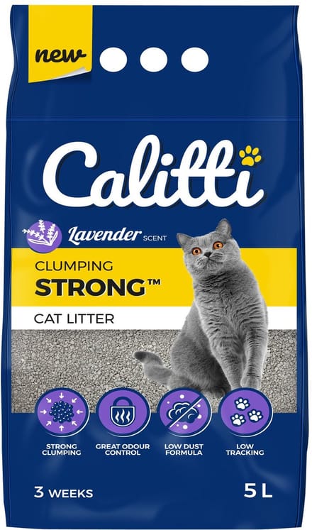 Calitti STRONG - Kattenbakvulling - Lavendelgeur - Bentoniet