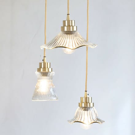 LOBERON Hanglamp Lunaras helder/antiekmessing