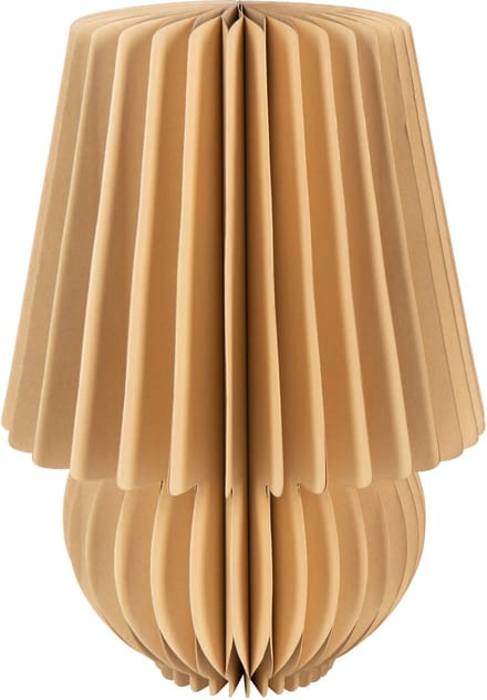 J-Line lampenkap Vouwbaar - papier - camel