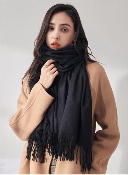 SUNMOOL Sjaal - Scarf - 180x70cm - Zwart