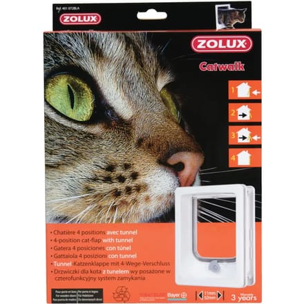 4-positie kattenluik met tunnel Zolux Catwalk