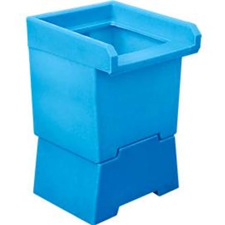 Opzetcontainer Bauer type VB 1, voor PE-lekbak Bauer type WP-PE 1/11, 86 l