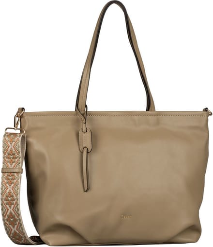 Gabor Schoudertas Sveda Zip Shopper Sage Beige
