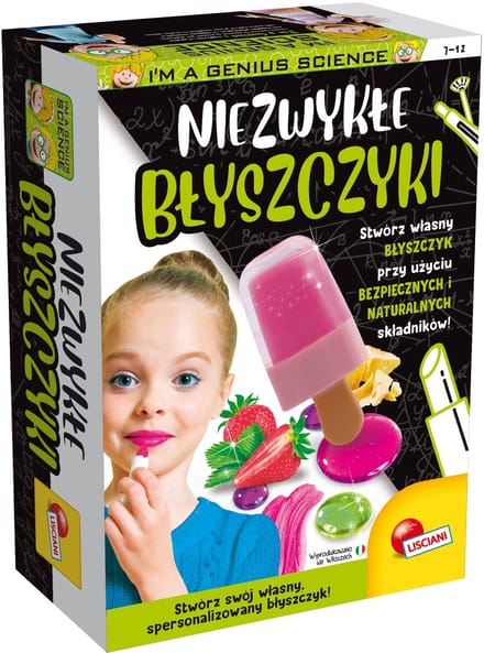 Lisciani I’m Genius – Lipgloss Maker Set – Kleurrijk & Geurend – Natuurlijke Ingrediënten – 7+