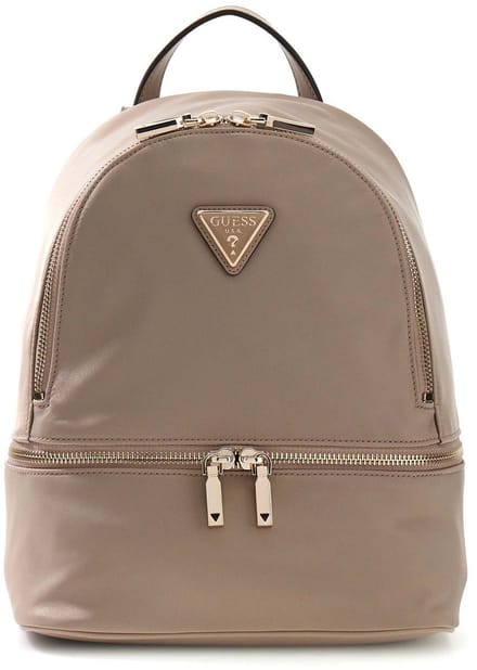 GUESS rugzak Follie Travel Small Backpack Taupe