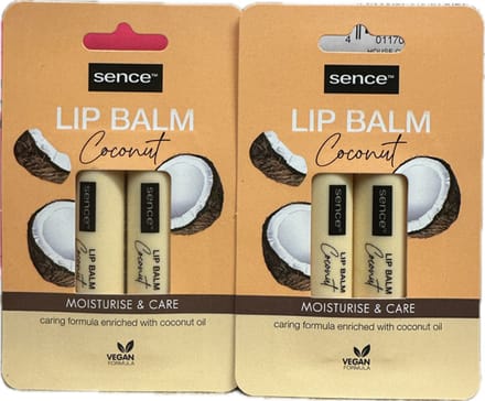 4 x Sence Lippenbalsem Coconut