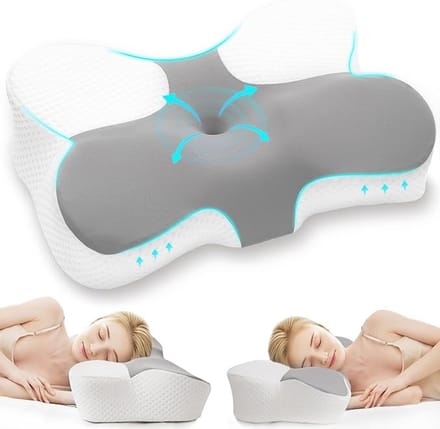 Ergonomisch hoofdkussen met traagschuim voor alle slaaphoudingen