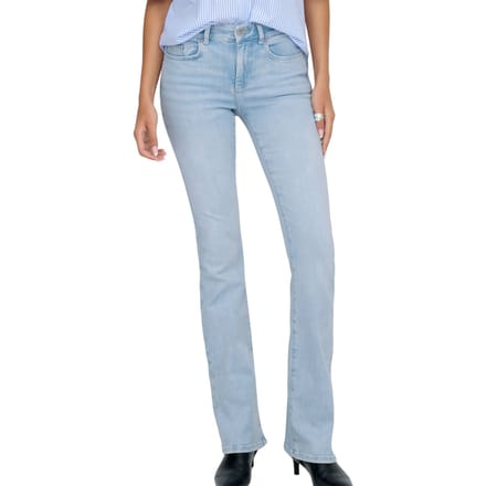 Slim fit bootcut jeans van katoenmix Model 'BLUSH'