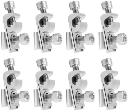 Allecto - Pack van 8 Zonnepaneel Beugels - Aluminium Montageset voor