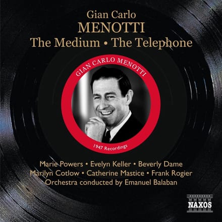 Various Artists - Menotti: The Medium | The Telephone (CD)