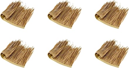 Kunstmatige Stro Panel - Decoratieve Riet - Terras Overkapping - Waterdicht en Duurzaam - 6 Stuks - Natuurlijk