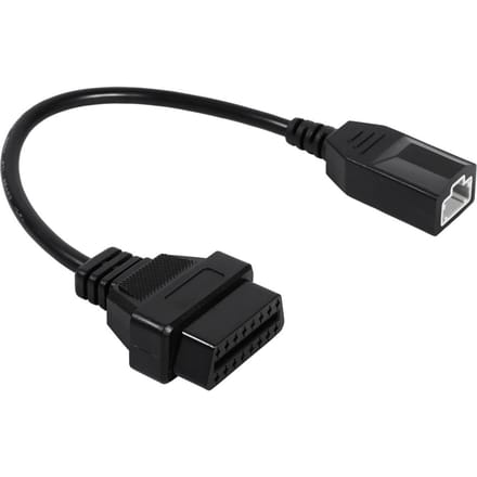 3-pins naar 16-pins OBD 2 Auto Autodiagnose Adapter Connector Kabel Voor Honda black