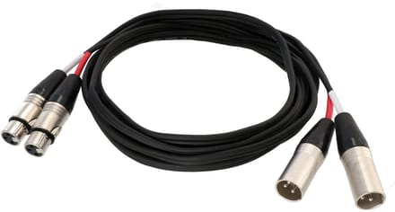 Devine MIC1002/3 kabel 2x XLR female - 2x XLR male 3 m