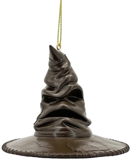 Kerstbal Sorteerhoed Harry Potter – Kunststof – 9 cm – Gedetailleerd Ornament