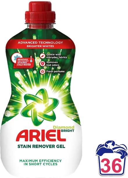 Ariel Diamond Bright Vlekverwijderaar Vloeibaar Witte Was 950 ml