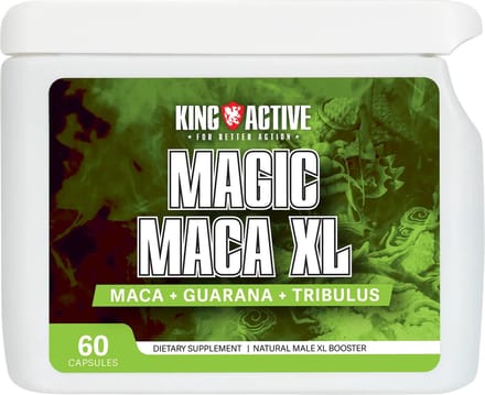 King Active Magic Maca XL | Libido & potentie pillen man | Voedingssupplement | Maca, Tribulus & performance | 60 capsules