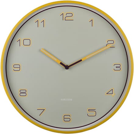 Karlsson wandklok lined numbers helder- Ø40cm