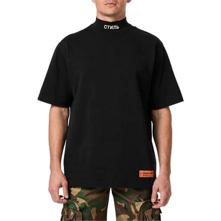 Heron Preston Heren CTMNB Jersey Oversized T-shirt (Zwart/Wit)