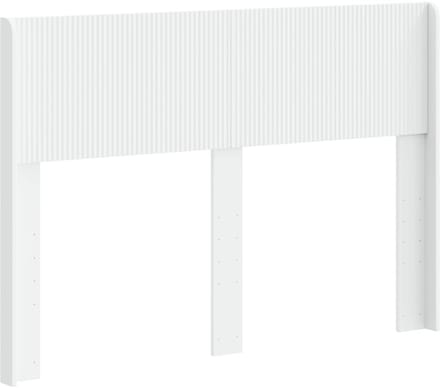 vidaXL - Hoofdbord - Wit - PB