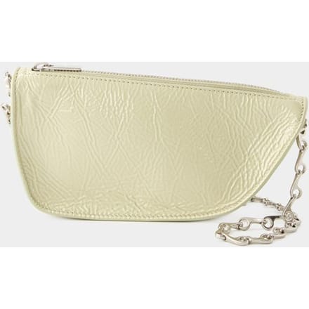 Micro Sling Shield Schoudertas - Burberry - Leer - Beige