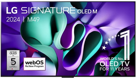 LG M4 OLED65M49LA - 65 inch - 4K MLA OLED - 2024