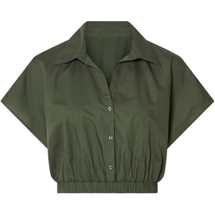 ESMARA Dames blouse (Kaki, M (40/42))