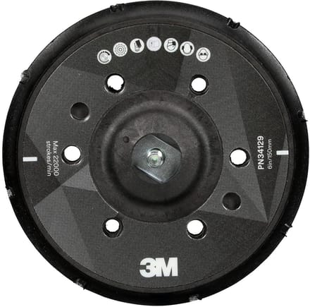 Orbitale Glansplaat voor Polijstmachines 150 mm met Klittenbandsluiting