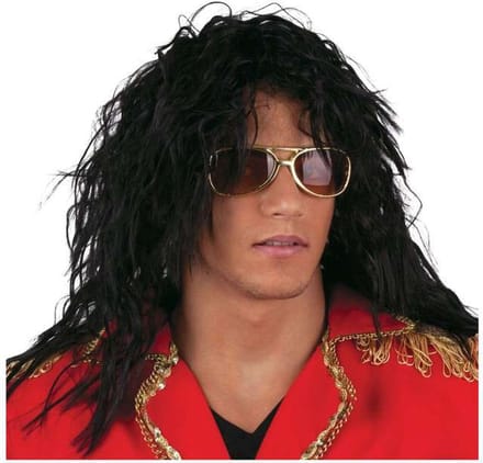 Pruik popster king of pop