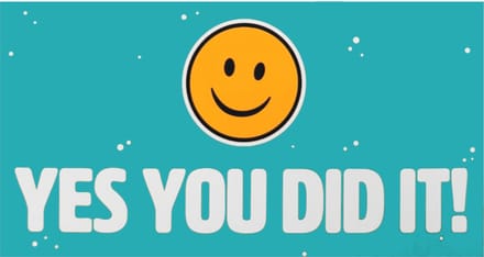 Kaart - Geslaagd - SGP19-C - Yes you did it