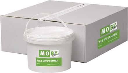 Moby Clean handreiningsdoekjes emmer a 200 stuks
