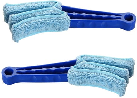 Set van 2 stofborstels huishoudaccessoires Fackelmann