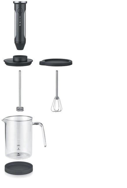 Graef MS202 - Draadloze Melkopschuimer - Oplaadbaar - 4 functies - Met accessoires