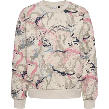 Losse hoodie voor meisjes Hummel AOP