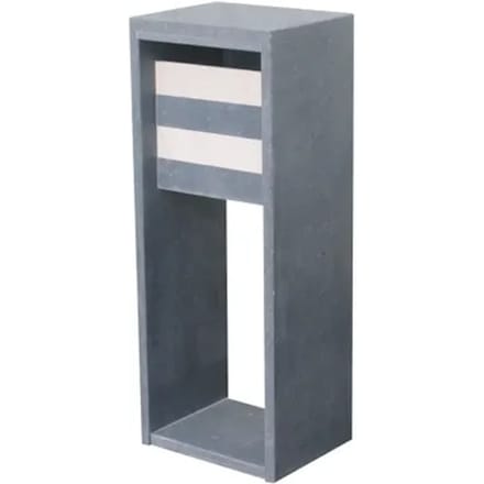 Brievenbus Staande Brievenbus Madrid Modern - Blauwe Hardsteen - Blauw - 40,3x103x32cm