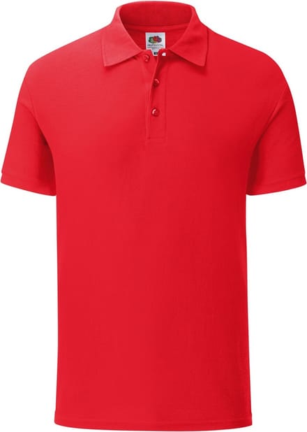 Fruit of the Loom - 65/35 Piqué Polo - Red - S