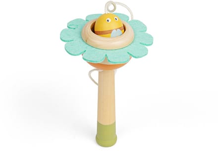 BigJigs educatief speelgoed Flower Ball and Cup kleurrijk karton.
