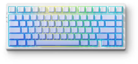 MCHOSE G75 Pro - Mechanisch Gaming Keyboard - PC Behuizing - Matcha Latte Switch - 75% Layout - Cherry Profile - PBT Side Engraved - Gasket Mount - 8000mAh - 3 Modi - Glacier Gradient