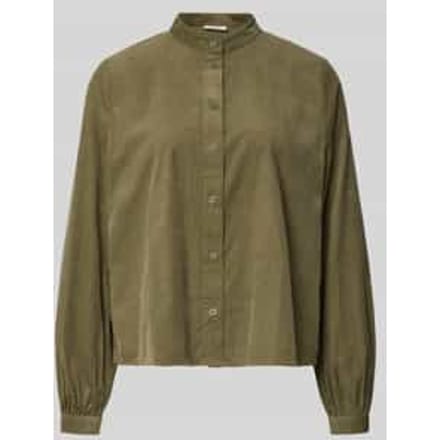 Relaxed fit corduroy blouse van puur katoen