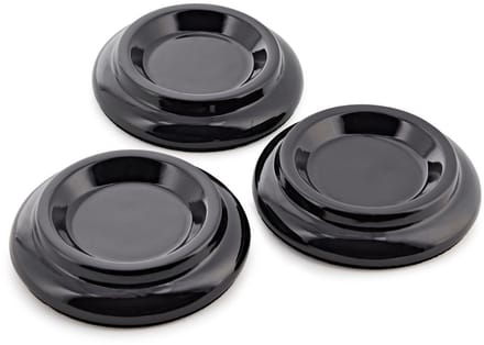 Grand Piano Castor Cups by Gear4music, Pack of Three