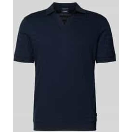 Poloshirt met geribde boorden Model 'Cleison'