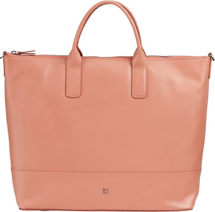 DuDu Halmahera Shopper Tas Leer 40 cm - 12 L - flamingo pink