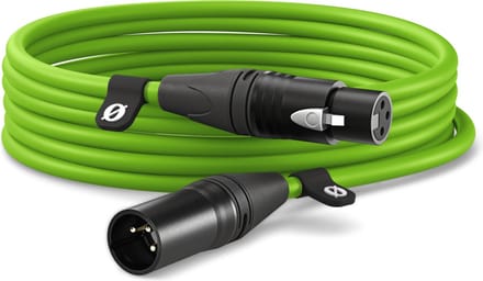 Rode XLR6M-G XLR Verbindingskabel 6 m Groen