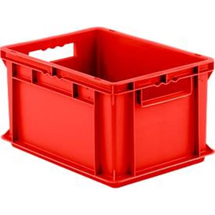 Stapelbak EF 4220 - polypropeen - L 400 x B 300 x H 220 mm - 20,4 L- rood