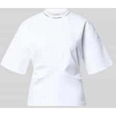 comfort fit T-shirt met labelopschrift