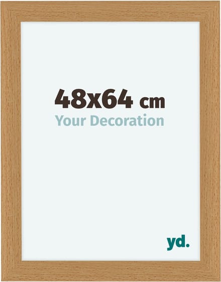 Your Decoration - Fotolijst 48x64 cm - MDF - Beuken - Como