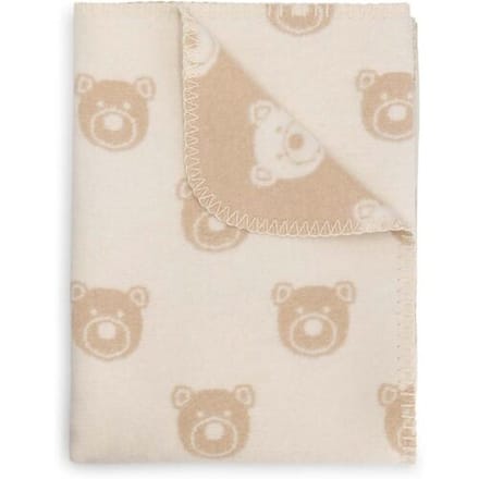 Meyco Prénatal wiegdeken beer Ivory White unisex