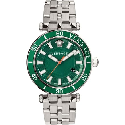 Versace VE2I00521 horloge mannen - Roestvrij Staal - zwart
