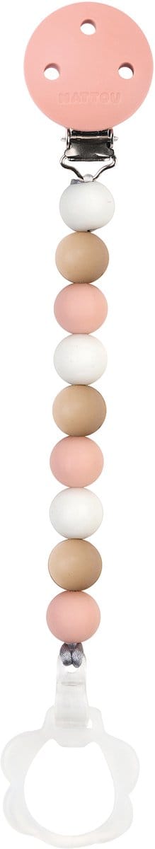 Nattou - Speenkoord - Wit / Roze